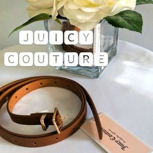 Juicy Couture brown buckle belt